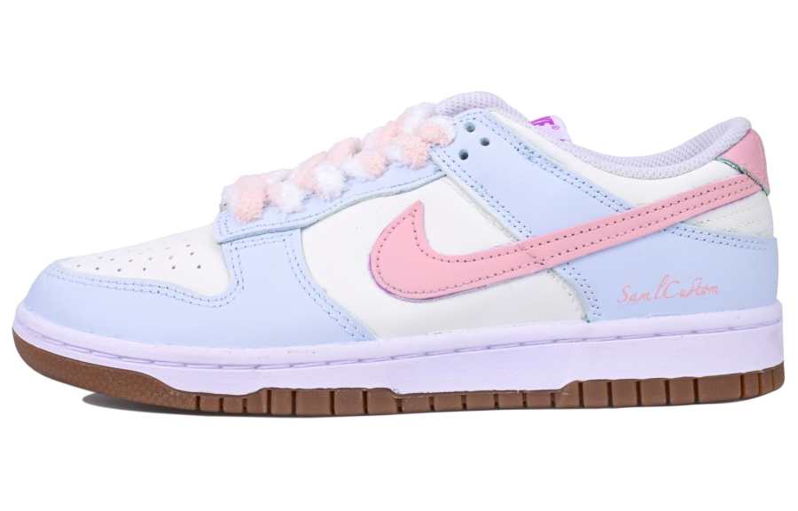 Nike Nike Dunk Slip Resistant Low top Skateboard Shoes Women's Pink Blue