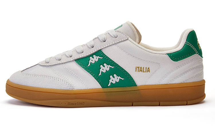 Kappa Abrasion Resistant Abrasion Resistant Low top Skateboard Shoes Unisex Green