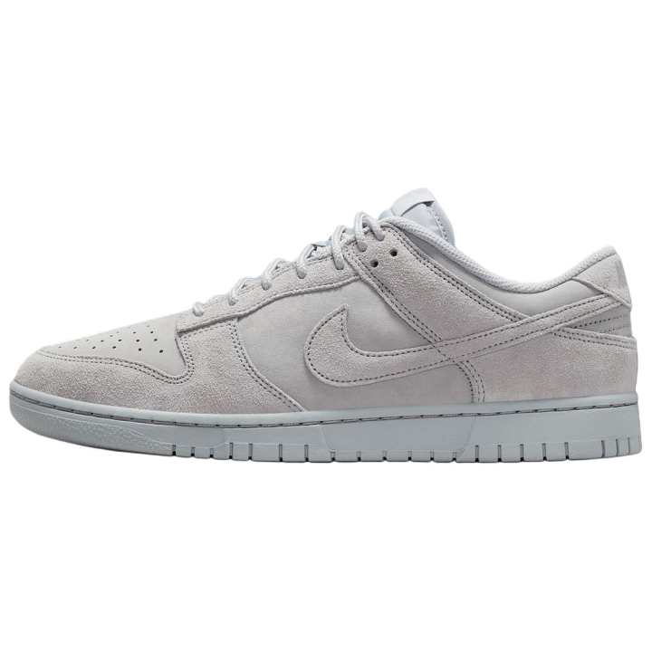 Nike Nike Dunk Suede, Leather Low top Skateboard Shoes Unisex Gray