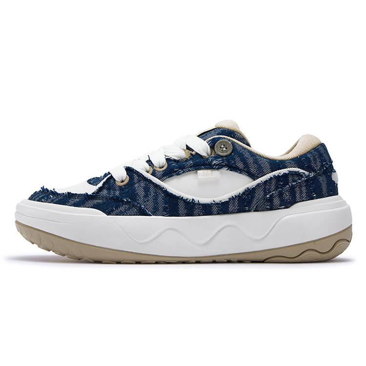 361° Shortbread Slip Resistant Cushioning Abrasion Resistant Low top Skateboard Shoes Men's Apricot Tea Brown