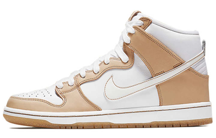 Nike Premier X Nike SB Dunk High Retro White Champagne No‑Coin
