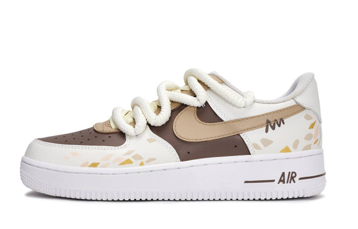 Nike Nike Air Force 1 Marvelous Brushstrokes, Years Upon Years Slip Resistant Abrasion Resistant Low top Skateboard Shoes