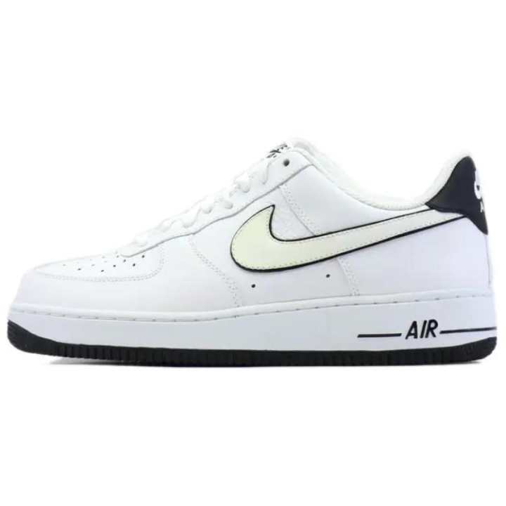Nike Nike Air Force 1 Slip Resistant Abrasion Resistant Low top Skateboard Shoes Unisex White
