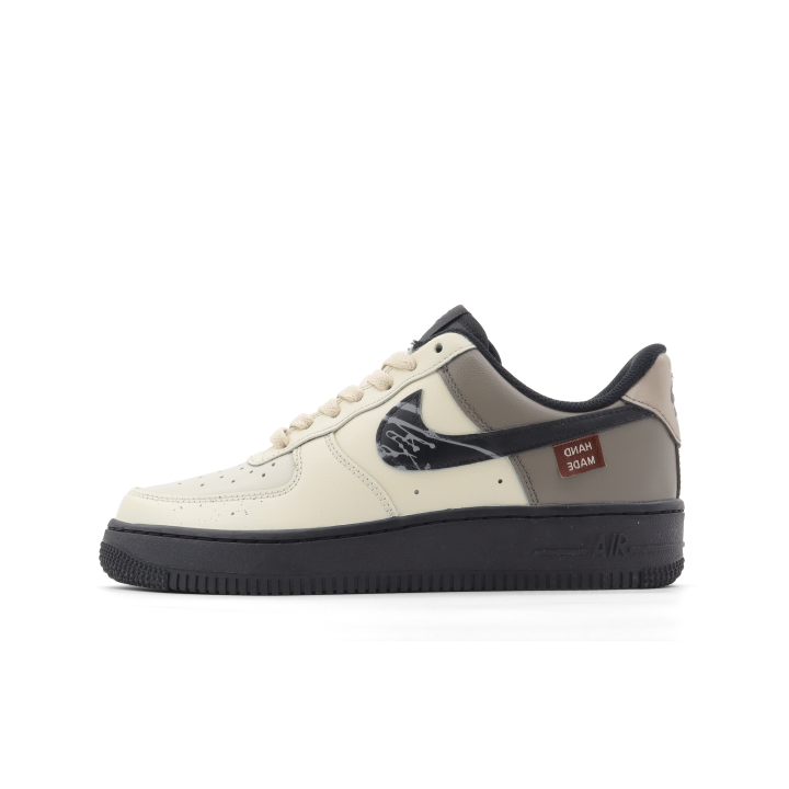 Nike Nike Air Force 1 Abrasion Resistant Abrasion Resistant Low top Skateboard Shoes Unisex Beige