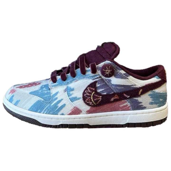 Nike Nike Dunk 'Willy Wonka' Slip Resistant Mid top Skateboard Shoes Men's White Red Blue