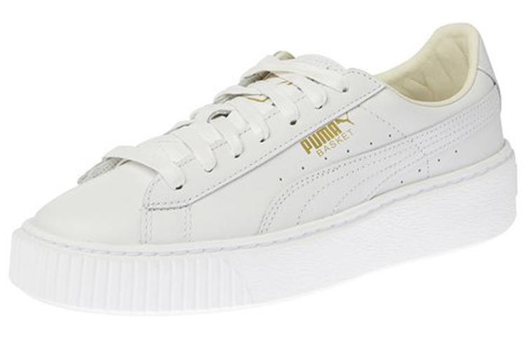 PUMA PUMA Basket Platform Core 'White Gold' Women's