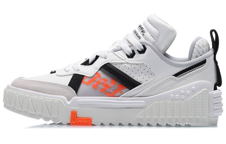 Li-Ning Li Ning 001 Unblock Slip Resistant Abrasion Resistant Low top Skateboard Shoes Women's White