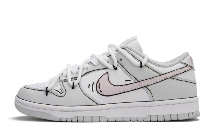 Nike Nike Dunk 'PHOTON DUST' Comic Book Low top Skateboard Shoes Unisex Gray White
