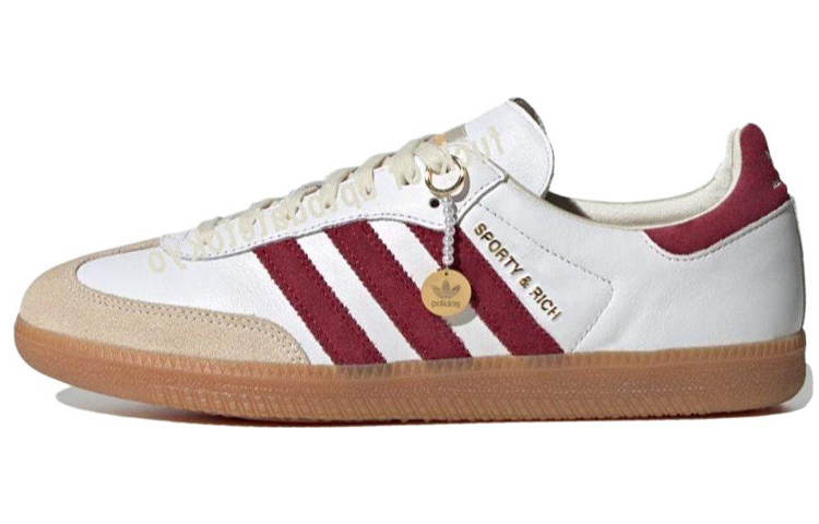 Adidas Originals Sporty & Rich X Adidas Samba OG White Core Burgundy