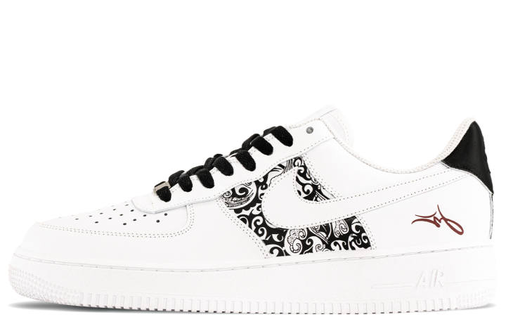 Nike Nike Air Force 1 NikeAF1 Skateboard Shoes Men's Black White