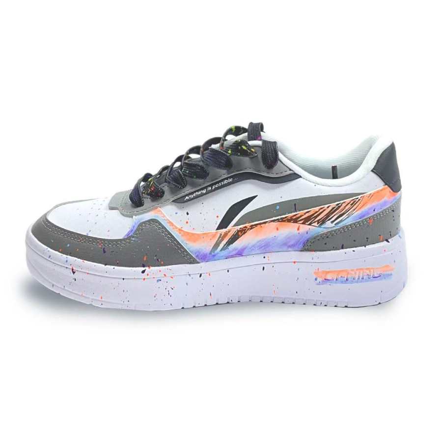 Li-Ning Li Ning Duda Slip Resistant Abrasion Resistant Slip Resistant Abrasion Resistant Low top Skateboard Shoes Men's