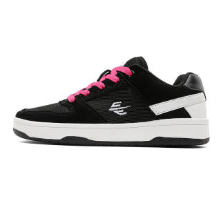 JIANKECHAO Coverage Cushioning Low top Skateboard Shoes Unisex Black
