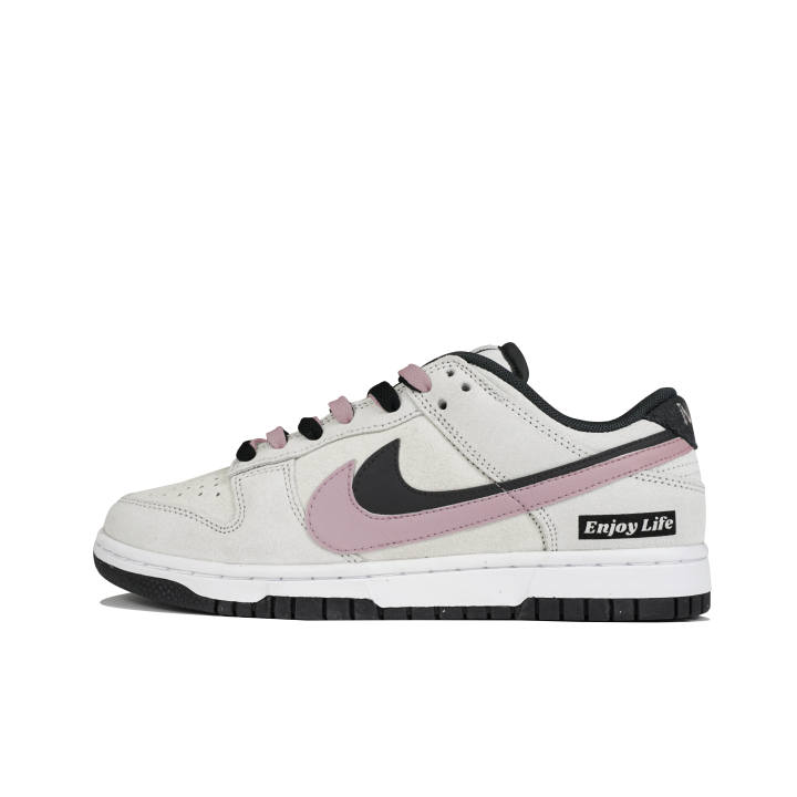 Nike Nike Dunk Low top Skateboard Shoes Unisex Gray Pink