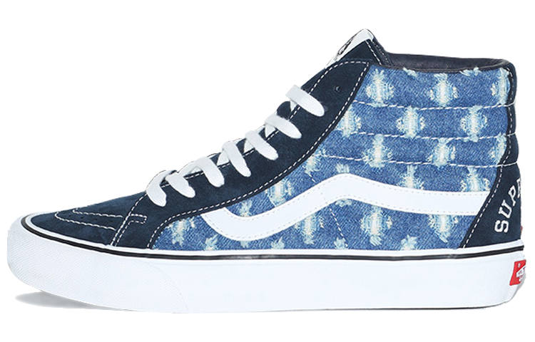 Vans Sk8 Supreme x Sk8 Vans-Hi 'Blue Hole Punch Denim'