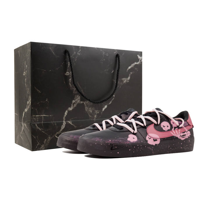 Nike Nike Court Shot Low top Skateboard Shoes Men's Black Pink