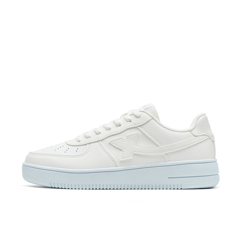XTEP Air Force 1 Abrasion Resistant Lightweight Height Increasing Low top Skateboard Shoes Women's