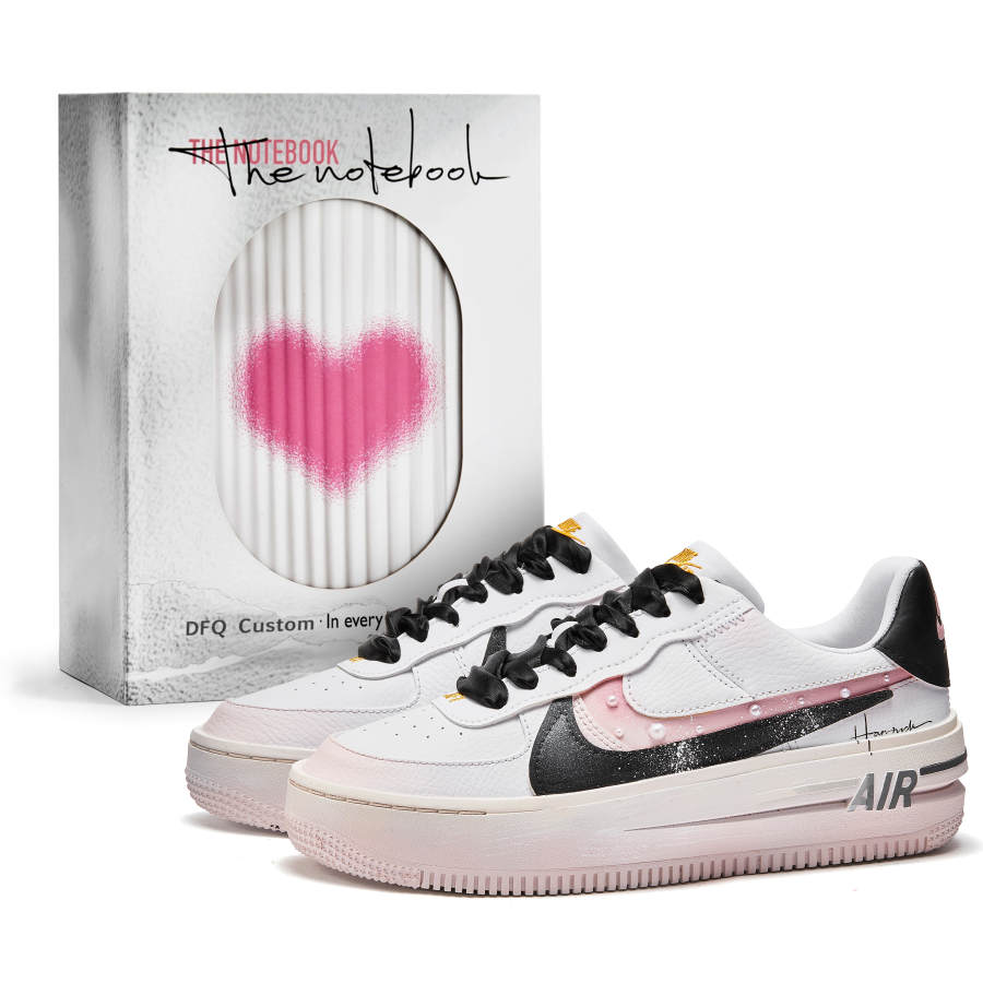 Nike Nike Air Force 1 Skateboard Shoes Women's Low Top Pink/White