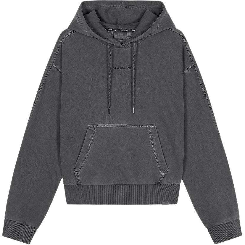 New Balance New Balance Sweatshirts Women's Charcoal Gray Hooded Moderate