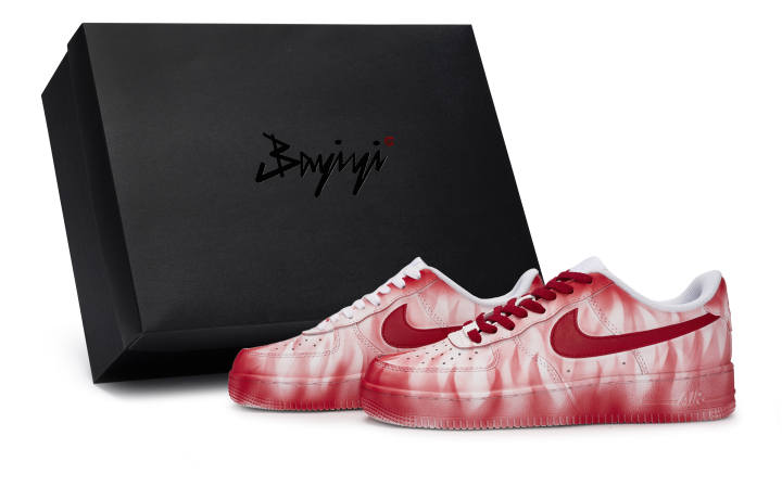 Nike Nike Air Force 1 811 Manufacturing, Burn Site, Special Shoe Box Slip Resistant Slip Resistant Low top Skateboard Shoes