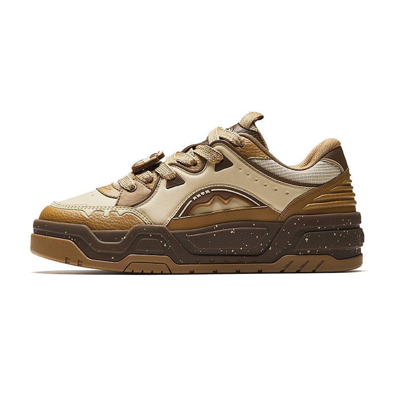 Anta Bump Abrasion Resistant Height Increasing Low top Skateboard Shoes Men's