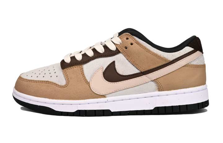 Nike Nike Dunk Slip Resistant Low top Skateboard Shoes Unisex Light Brown