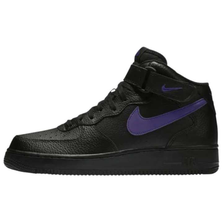 Nike Nike Air Force 1 Mid top Skateboard Shoes Men's Black