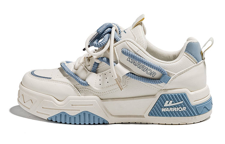 WARRIOR Warrior High top Skateboard Shoes Men's Beige Blue