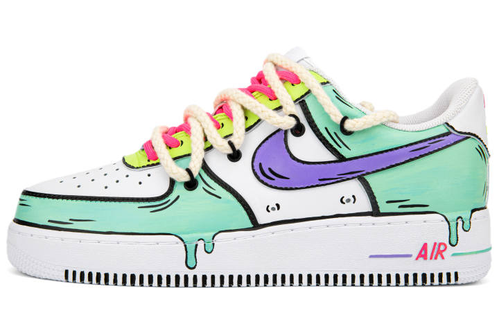 Nike Nike Air Force 1 Leather Slip Resistant, Abrasion Resistant, Lightweight Low top Skateboard Shoes Men's