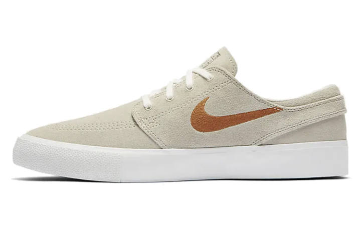 Nike Nike SB Stefan Janoski RM Coverage Slip Resistant Low top Skateboard Shoes Unisex White Brown