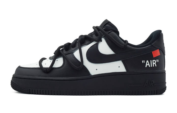 Nike Nike Air Force 1 Abrasion Resistant Slip Resistant Low top Skateboard Shoes Unisex Black