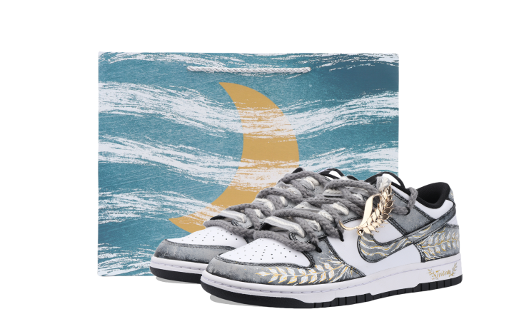 Nike Nike Dunk Jiang Jin Yue, Wind Blowing Wheat Waves, Special Shopping Bag Slip Resistant Abrasion Resistant