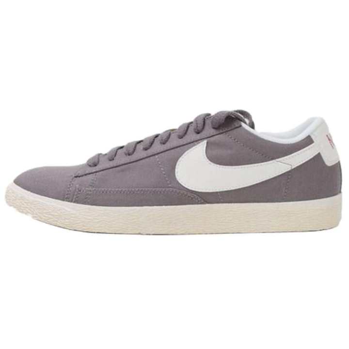 Nike Nike Blazer Slip Resistant Abrasion Resistant Low top Skateboard Shoes Men's Gray