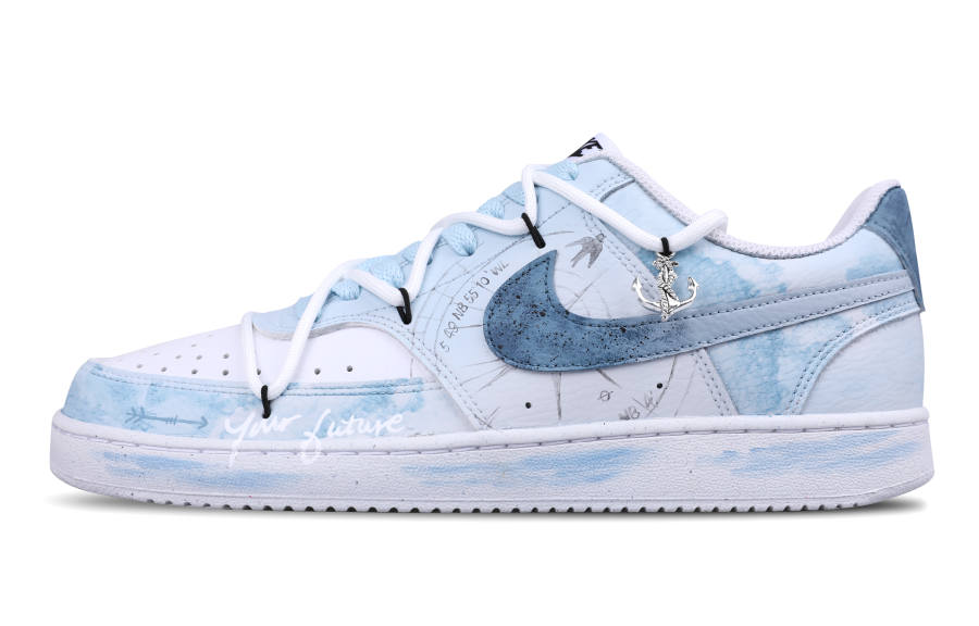 Nike Nike Court Vision 1 Low Slip Resistant Cushioning Abrasion Resistant Balance