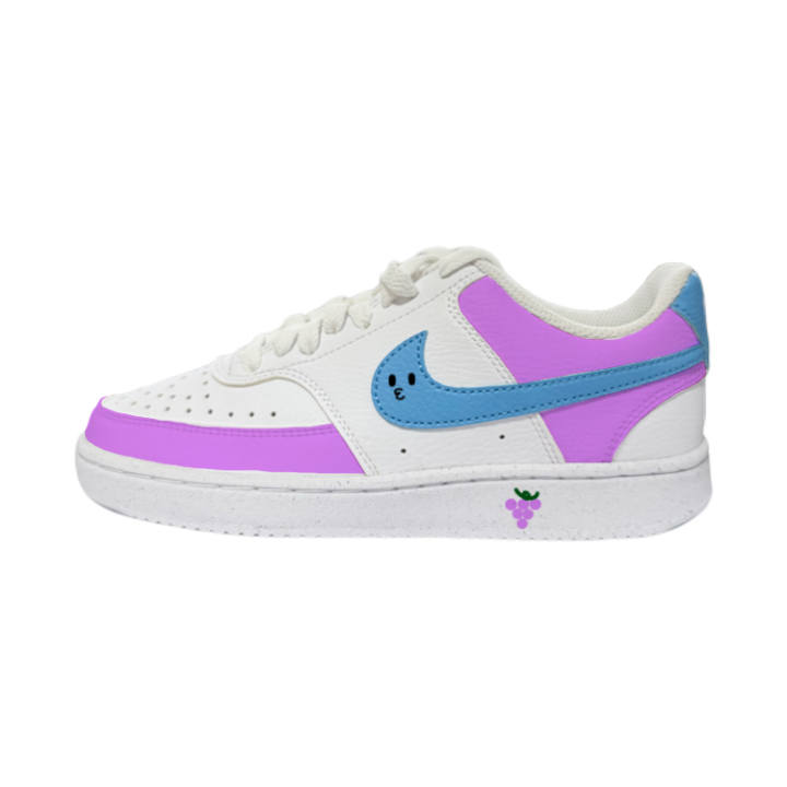 Nike Nike Court Vision 1 Low Next Nature Grape Low top Skateboard Shoes Women's White Purple