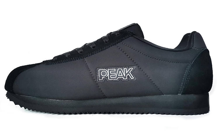 PEAK PEAK Lightweight Low top Skateboard Shoes Men's Black Gray