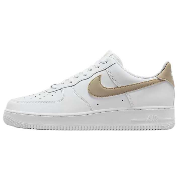 Nike Nike Air Force 1 Leather Cushioning Skateboard Shoes Men's White