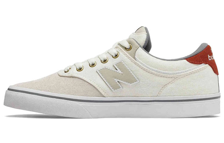 New Balance New Balance NB 255 Wear-Resistant Balanced Lightweight Breathable Low-Top Skateboard Shoes Men's Beige