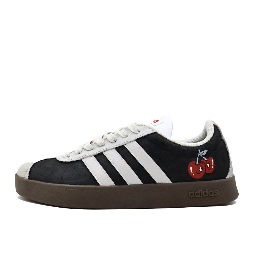 Adidas Neo Thermal Slip Resistant Low top Skateboard Shoes Unisex Black White Red