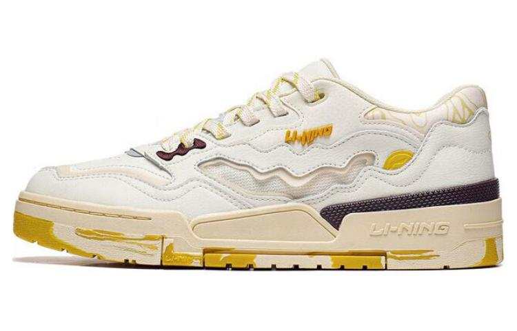 Li-Ning Li Ning 001 BTC Prm Textile, Synthetic Leather Slip Resistant Abrasion Resistant Low top Skateboard Shoes Men's