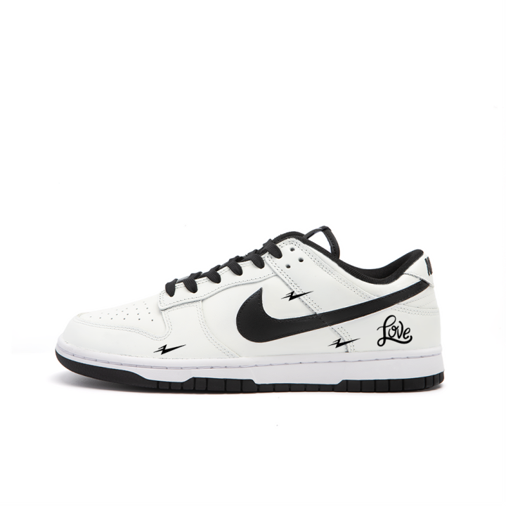 Nike Nike Dunk Slip Resistant Abrasion Resistant Low top Skateboard Shoes Unisex Black