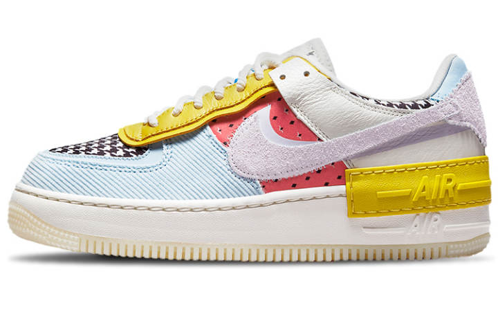 Nike Nike Air Force 1 Low Shadow Multi Print Houndstooth Women's