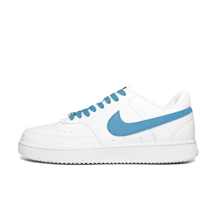 Nike Nike Court Vision 1 Slip Resistant Abrasion Resistant Low top Skateboard Shoes Men's White Blue