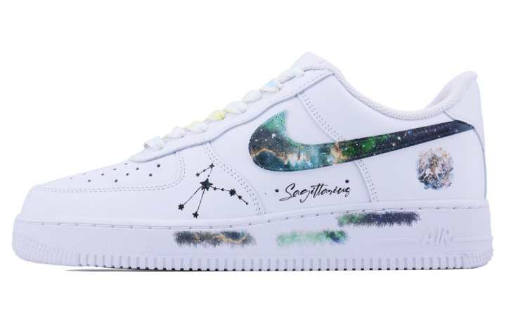 Nike Nike Air Force 1 Sagittarius SDS Coverage Thermal Coverage Low top Skateboard Shoes Men's White
