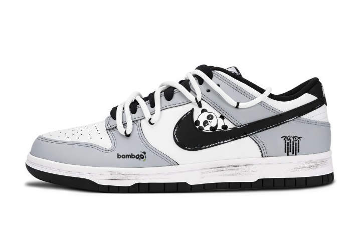 Nike Nike Dunk Panda Low top Skateboard Shoes Unisex Black