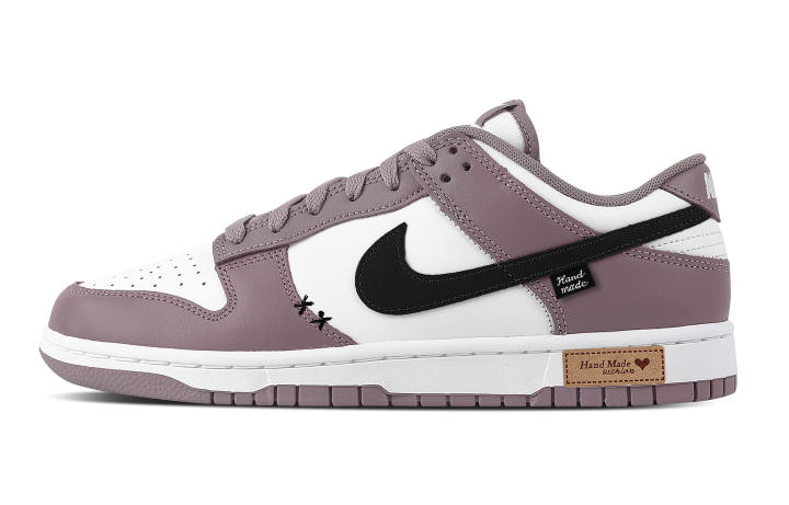 Nike Nike Dunk Dusk Purple White Realm Abrasion Resistant Low top Skateboard Shoes Unisex Purple