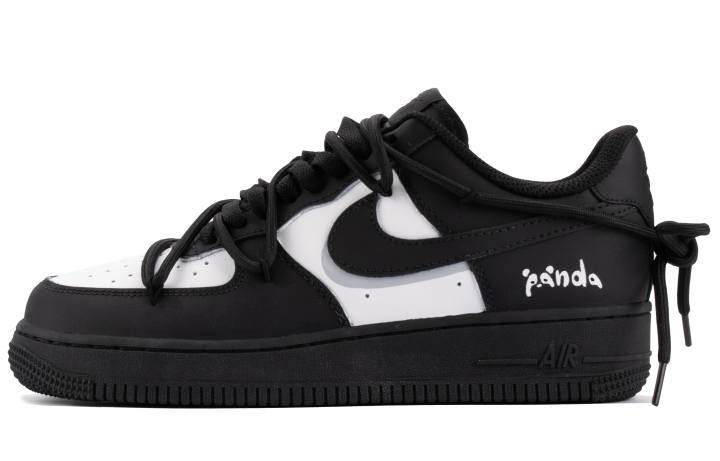 Nike Nike Air Force 1 Spade Compact Skateboard Shoes Women's Black White
