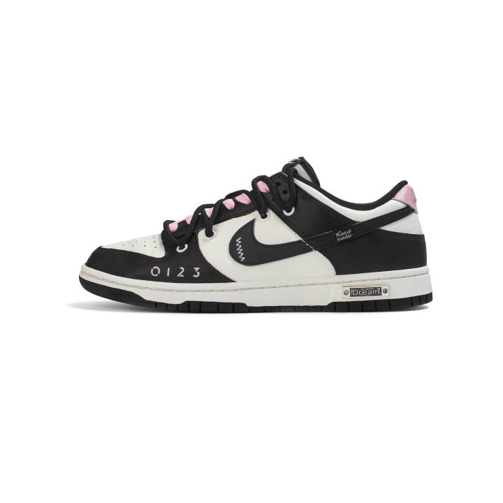 Nike Nike Dunk Abrasion Resistant Low top Skateboard Shoes Unisex Black