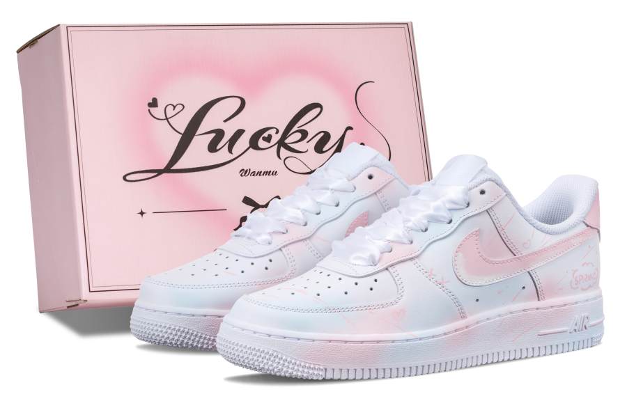 Nike Nike Air Force 1 First Love In Early Spring Slip Resistant Abrasion Resistant Low top Skateboard Shoes Women's