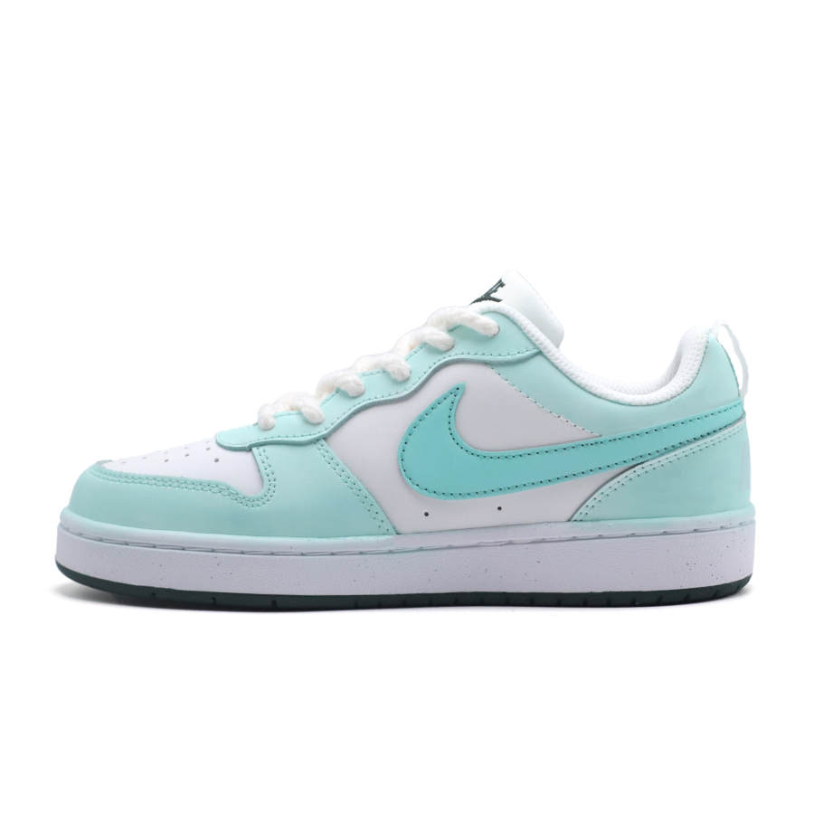 Nike Nike Court Borough Green Island Slip Resistant Abrasion Resistant Low top Skateboard Shoes Women's Cyan