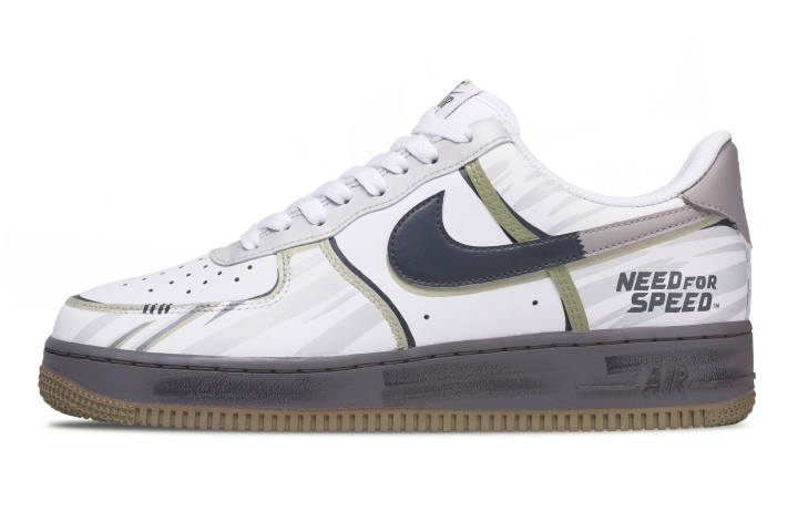 Nike Nike Air Force 1 Nomadic Realm Abrasion Resistant Abrasion Resistant Low top Skateboard Shoes Unisex White Gray